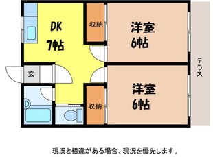 辰野駅 徒歩17分 1階の物件間取画像